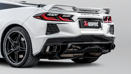 Photo of Akrapovic Slip-On Line Titanium Exhaust (C8 Stingray 2024) for the Chevrolet Corvette C6/C7 - Image 3